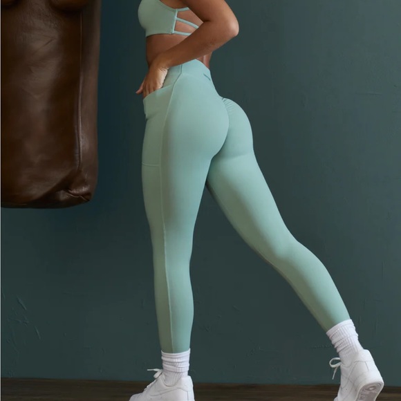 Bo+Tee High Waist Wrap Over Leggings - Picture 7 of 11